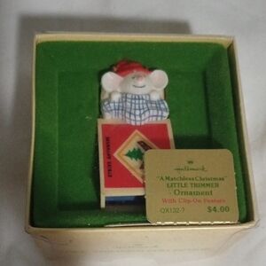 Hallmark Mouse Ornament in Red and Blue